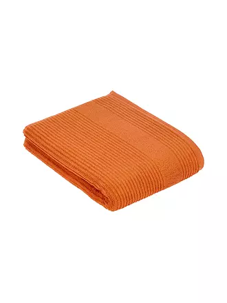 VOSSEN | Serviette de douche TOMORROW 67x140cm Blanc | orange